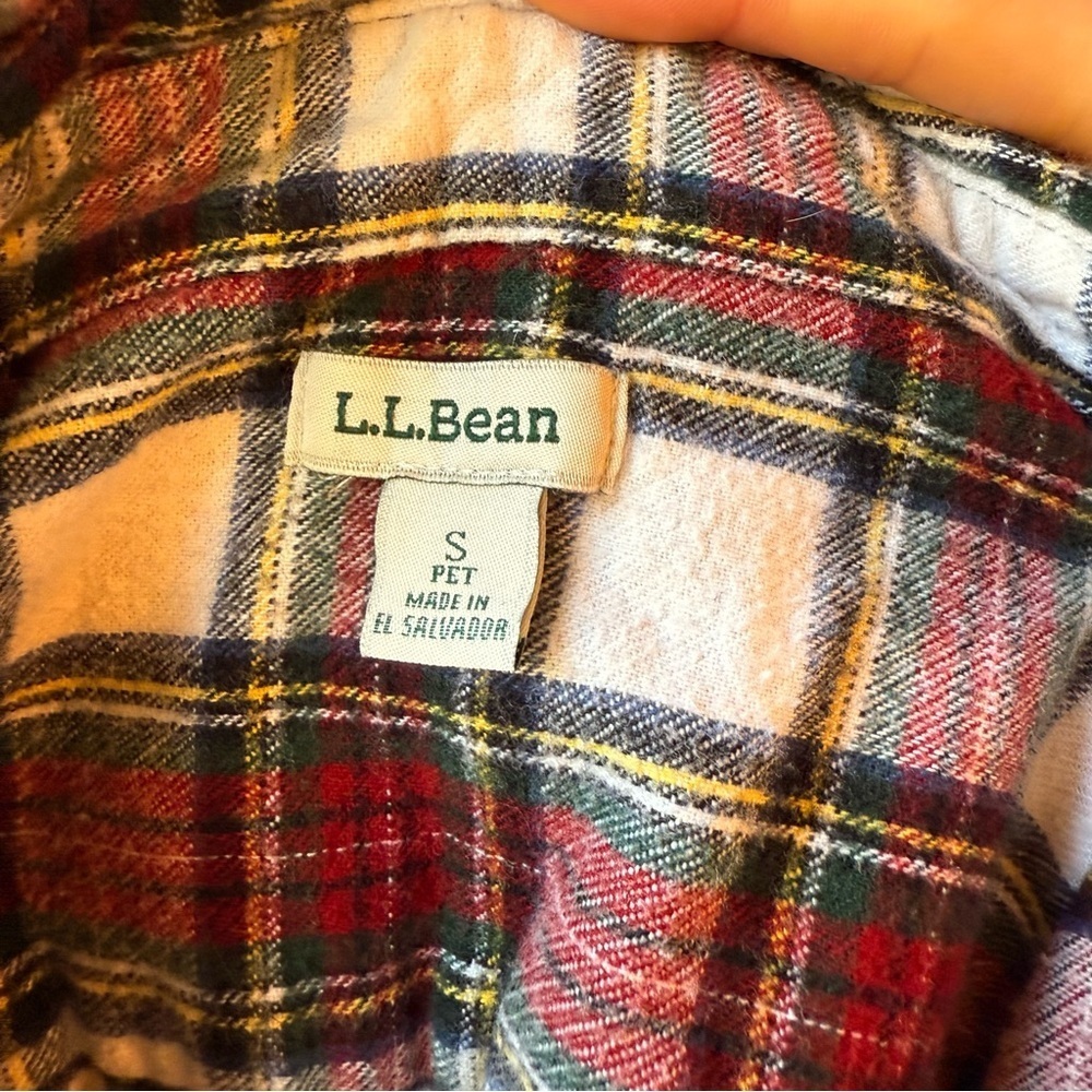 LLBean Flannel - Picture 4 of 5